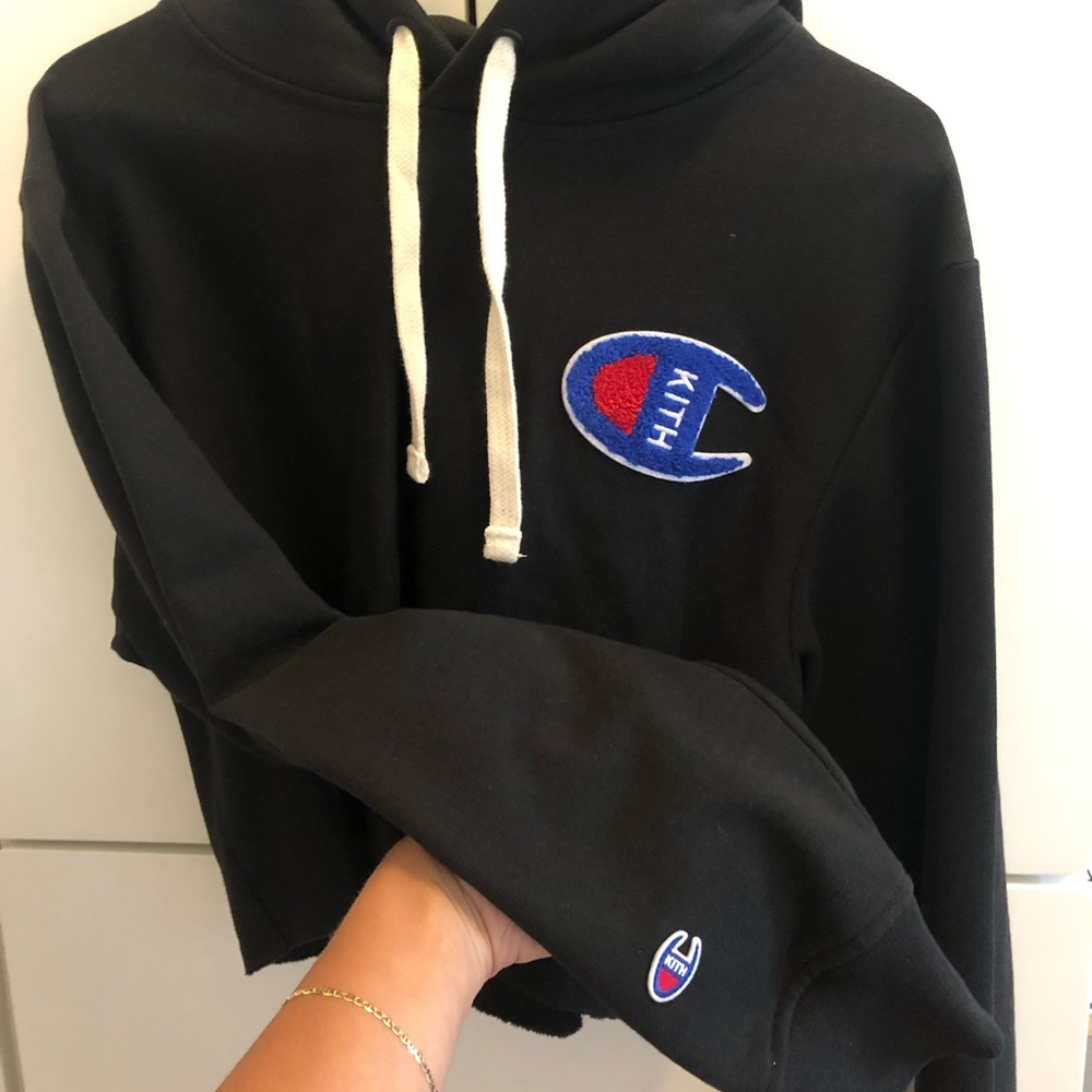 KITH x Champion Cropped Hoodie